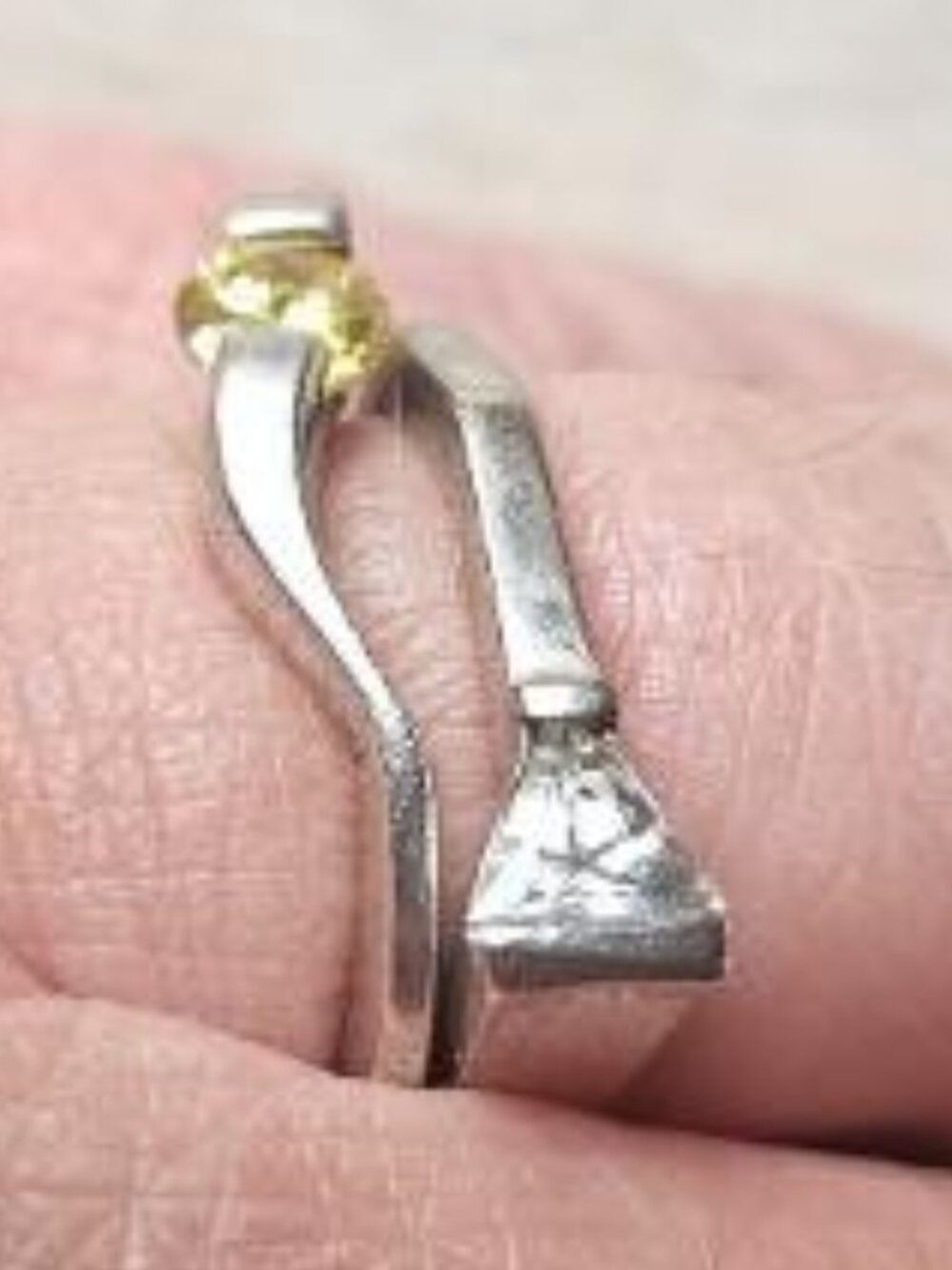 Beautiful Silver Stackable Ring Size 7 - Picture 11 of 12